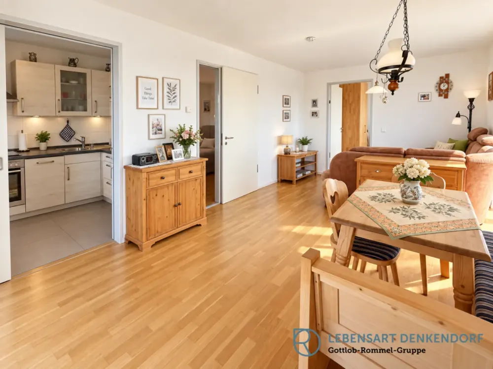 "Betreutes, seniorengerechtes Wohnen" - Attraktive 3-Zimmer-Dachgeschosswohnung m. gr. Dachterrasse