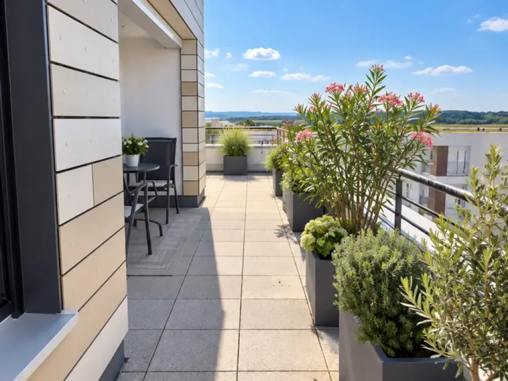 "Betreutes, seniorengerechtes Wohnen" - Attraktive 3-Zimmer-Dachgeschosswohnung m. gr. Dachterrasse