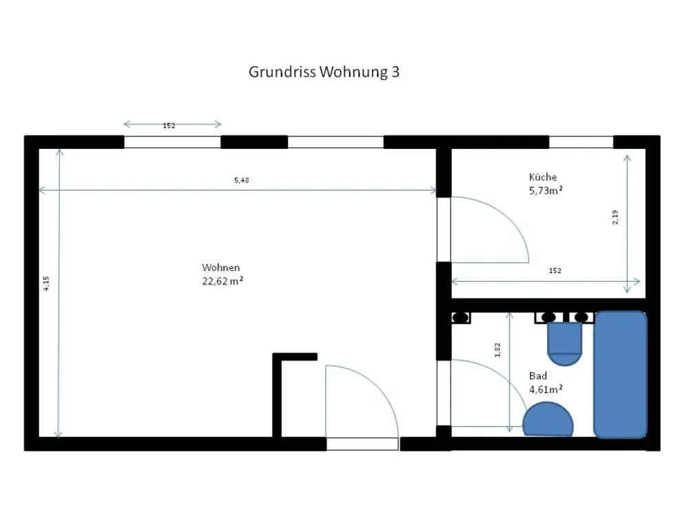 1-Zimmer-Wohnung in Köln-Marienburg
