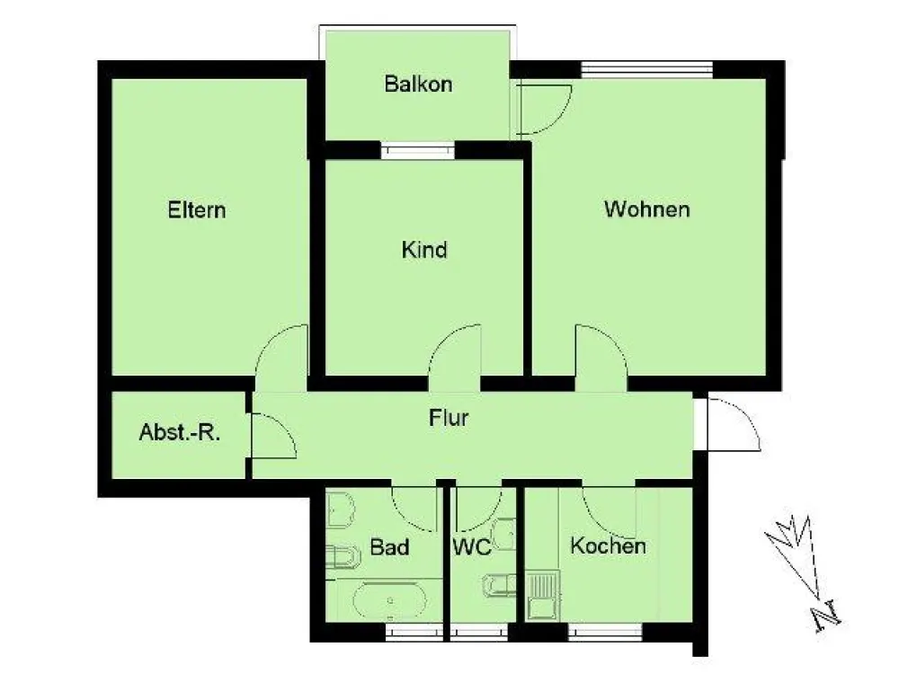 Modernisierte 3-Zimmer-Wohnung in Hohenlimburg-Reh. WBS erforderlich!