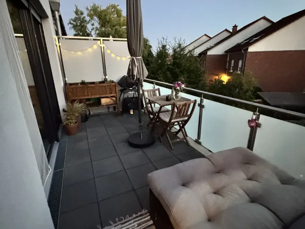 2-Zimmer-Wohnung mit großem Südwest Balkon in Münster - Wolbeck
