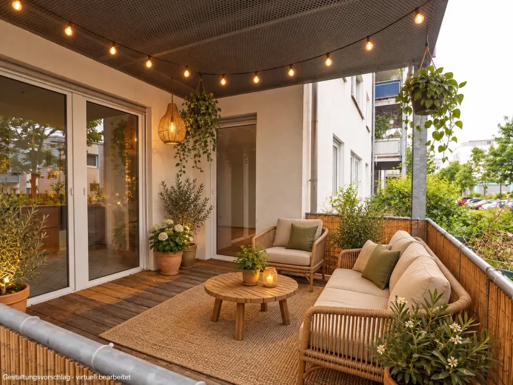 Wohnen auf zwei Ebenen mit 16 m² Terrasse und Nolte-Einbauküche in Hürth-Efferen