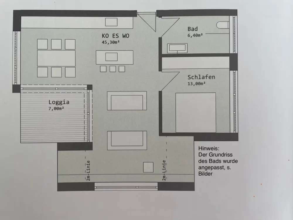 2.5-Room Penthouse Apartment with Roof Terrace in Ochsenhausen