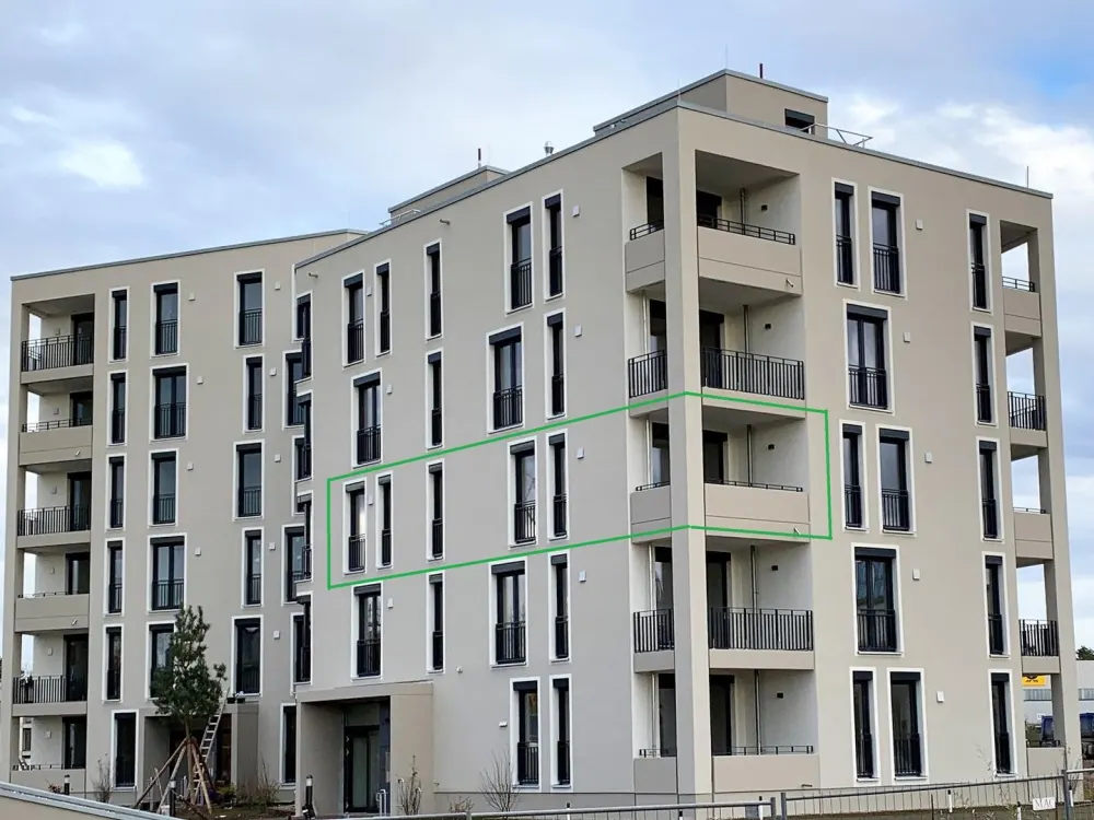 2 Zimmer Whg 58m²/61m² EBK, TG