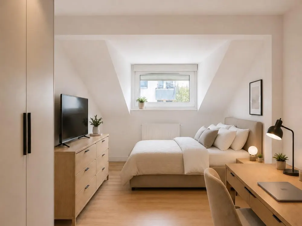 Modernes, möbliertes WG-Zimmer in zentraler Lage von Offenbach