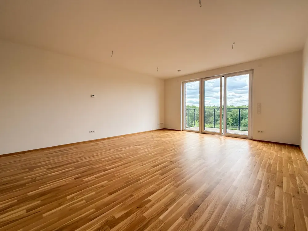 * Auf 2 Etagen * 4 Zimmer * Wohnung * A+ * NEUBAU * am Auenwald * Balkon * TG *
