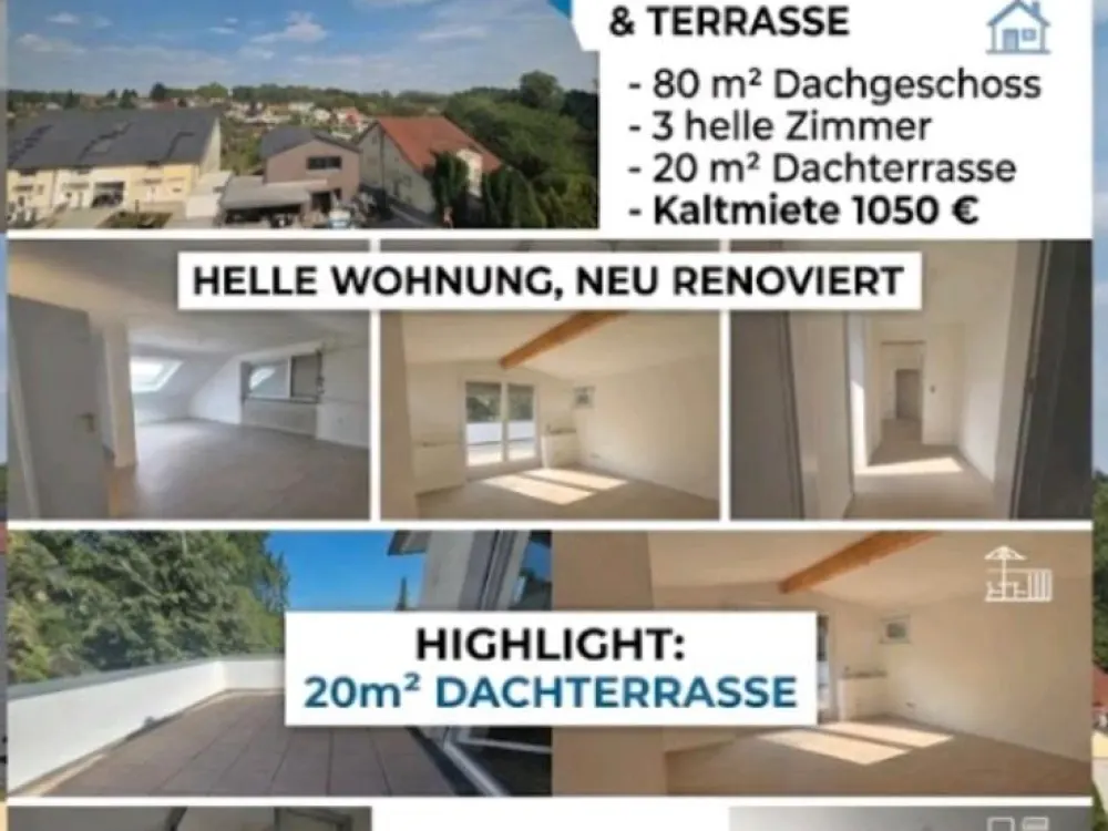 3-Room Apartment for Rent