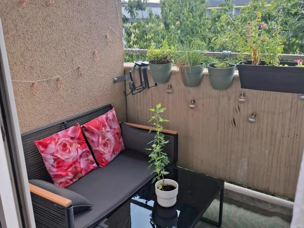 1-Zi-Wohnung ab November -voll möbliert, mit Balkon u. guter Lage