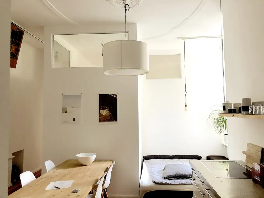 Möblierte helle Designer Altbauwohnung, Prenzlauer Berg