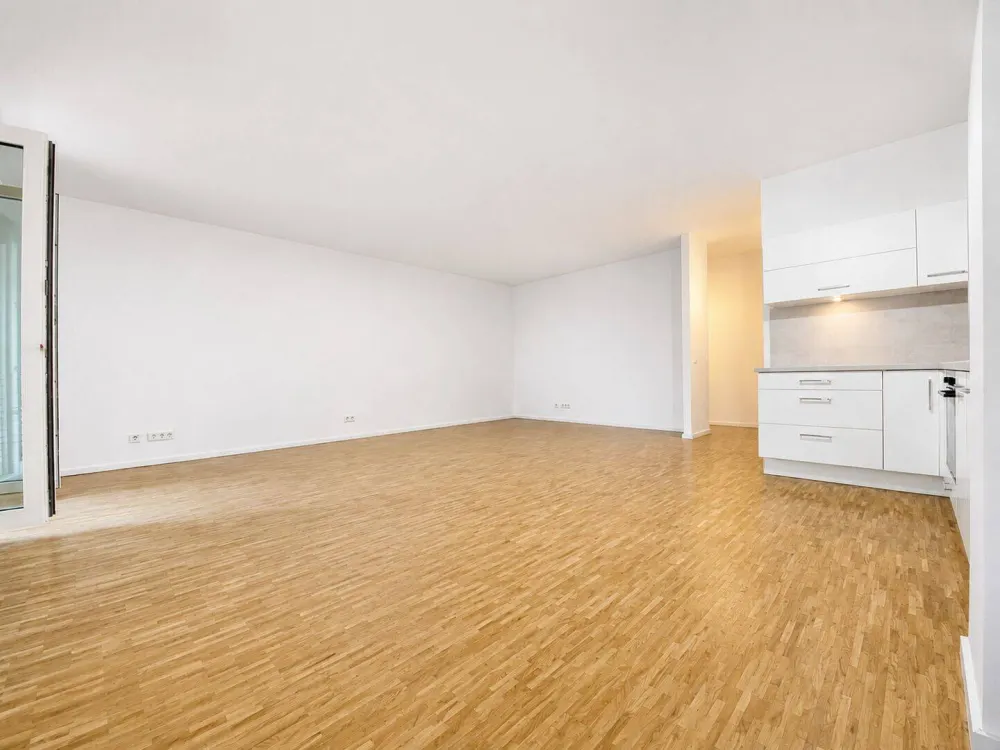 Praktische Zwei-Zimmer-Erdgeschosswohnung mit Stellplatz