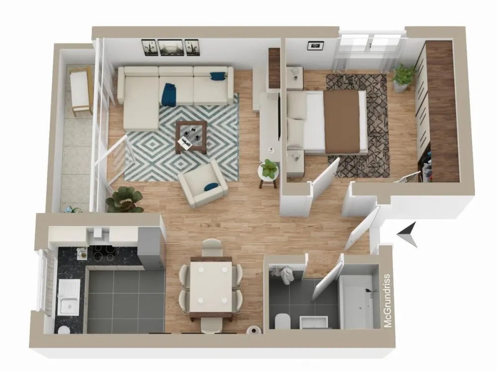 2-Room Apartment in Köln-Widdersdorf