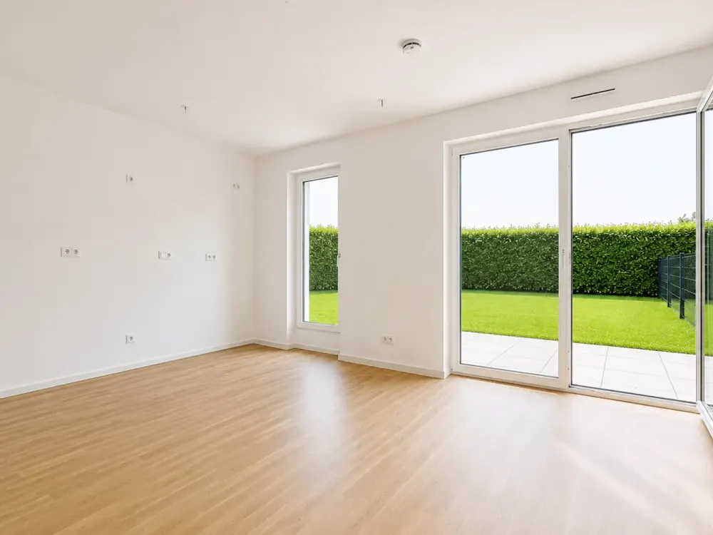 Erstbezug | 2-Zimmer-Wohnung mit 55 m² Privatgarten & EBK