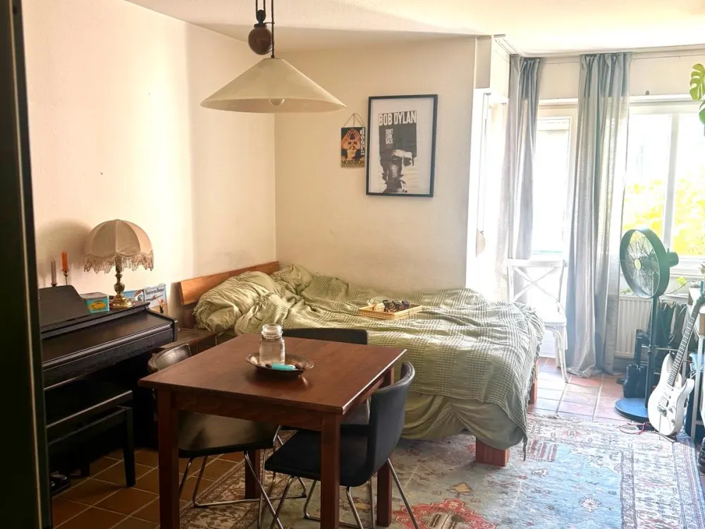 Sonnige 1-Zimmer Wohnung vollmöbiliert EG