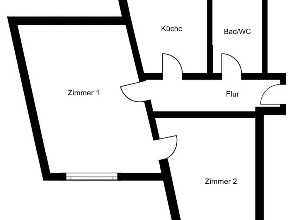 Gemütliche 2-Zimmer-Erdgeschoss-Wohnung in München-Nymphenburg