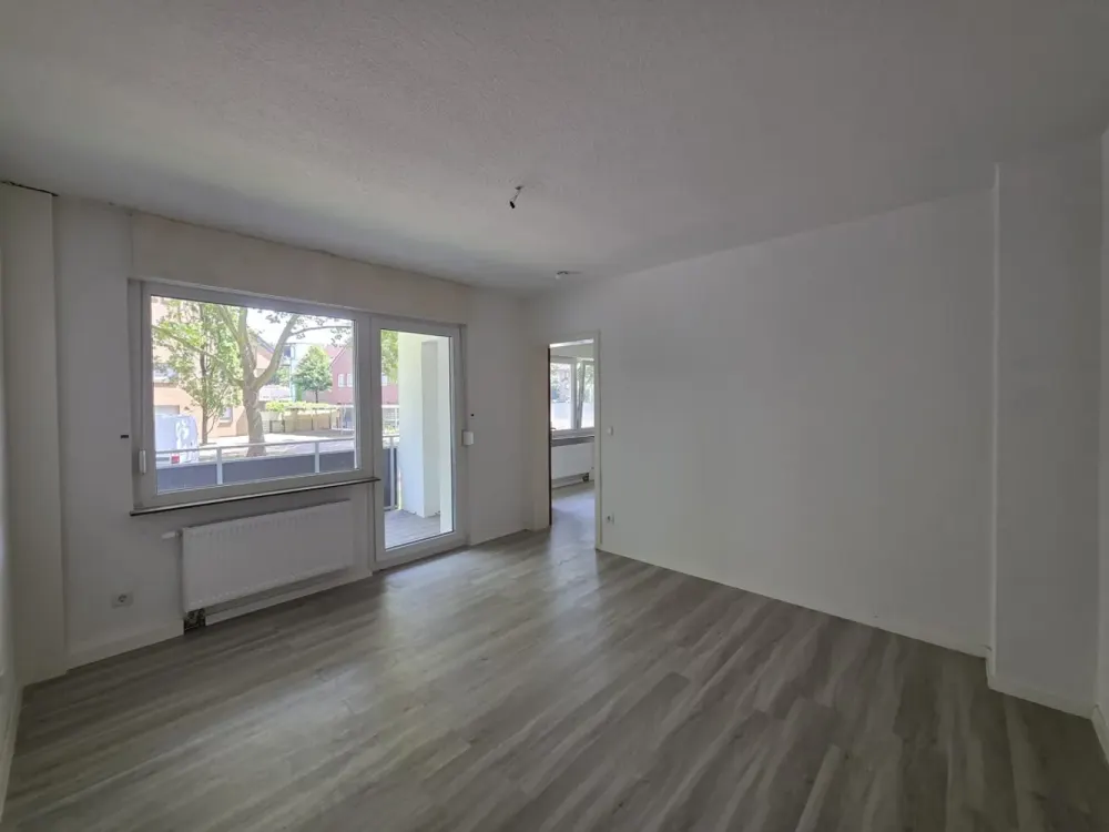 Renoviert und Erdgeschoss! 2 Zimmerwohnung mit Balkon, energieeffizient zentral in Datteln