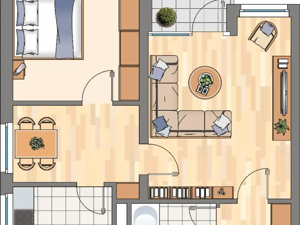 2-Zimmer-Wohnung mit Balkon in Dortmund Scharnhorst