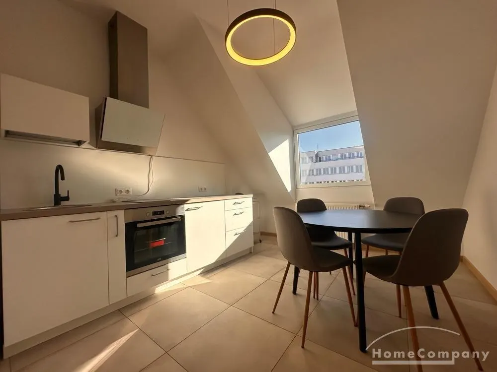 Bright & Modern Furnished 2-Room Apartment with Kitchen and Bathroom Near the City Center