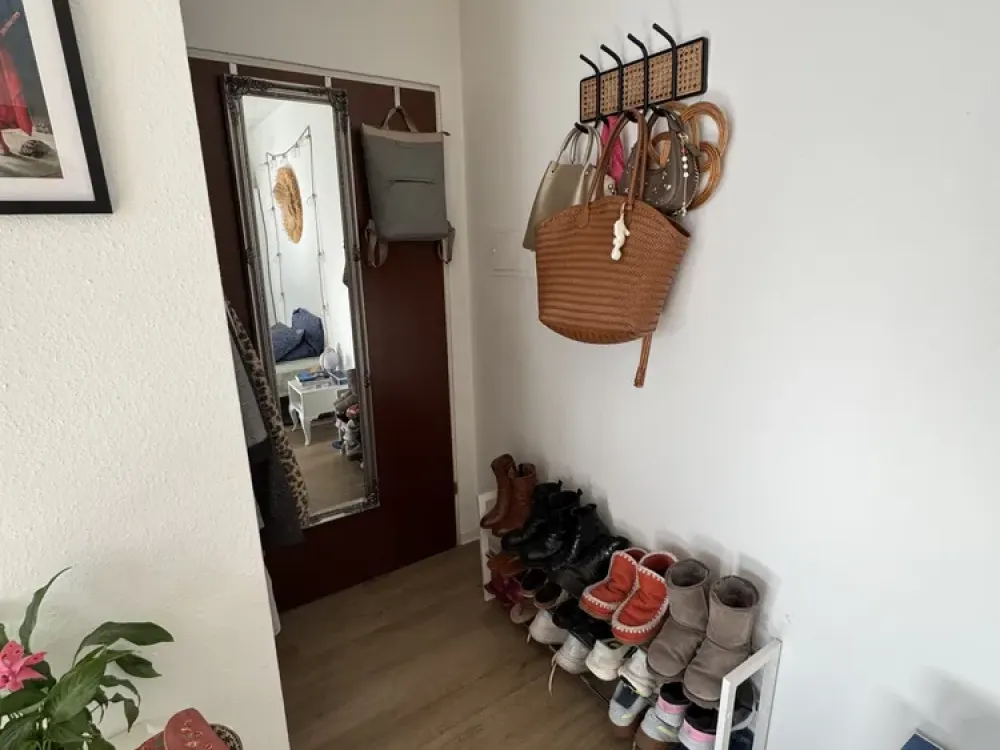 1-Zimmer-Wohnung + Balkon & Garage, Hirschstr. Karlsruhe, Zentral + ruhig, 34qm
