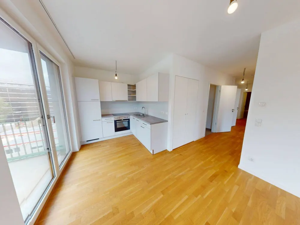 Exklusive 3,5-Zimmer-Wohnung mit 3 BALKONEN, 2 BÄDERN und EBK im Neubauquartier 'Ferdinand's Garden'
