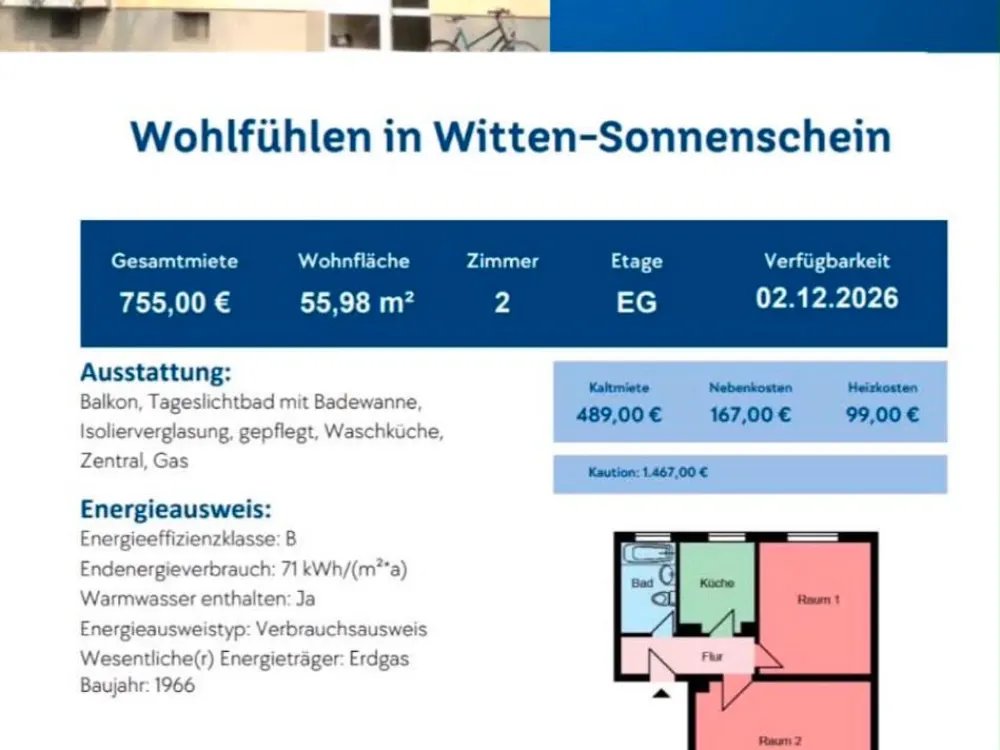 Nachmieter gesucht