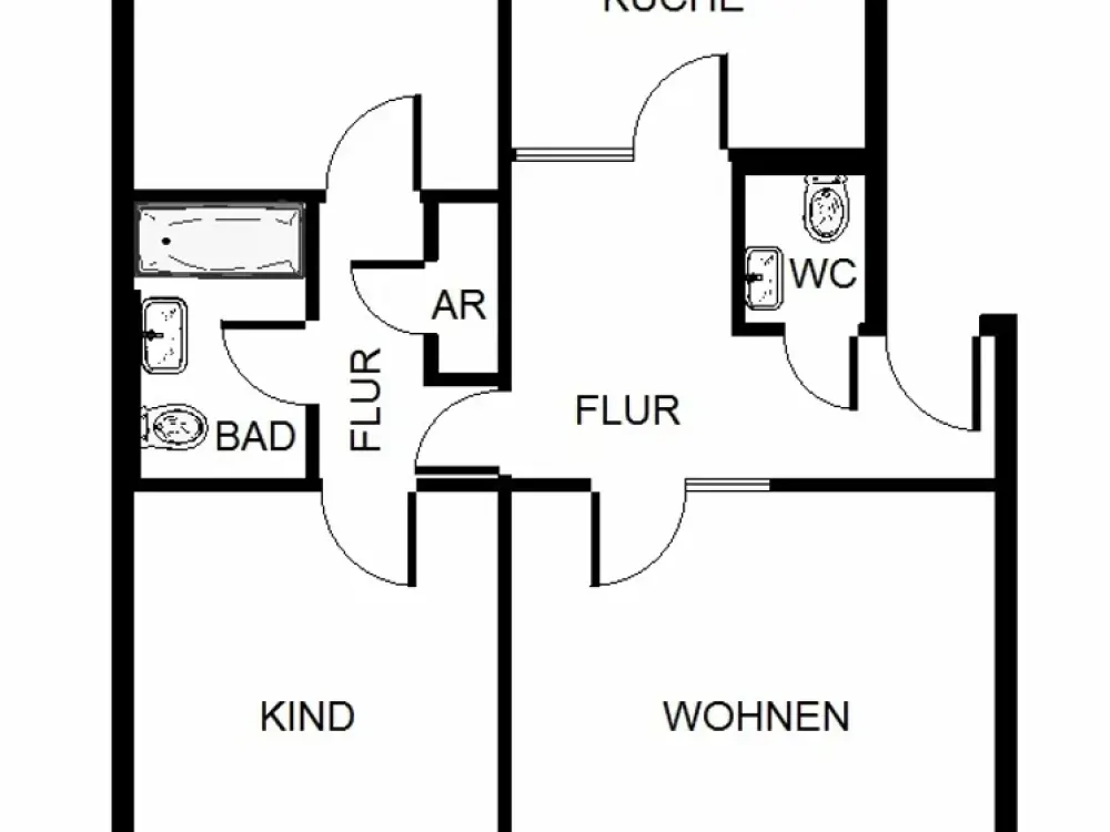 Top renovierte 3-Zimmer-Citywohnung in ruhiger Burgnähe