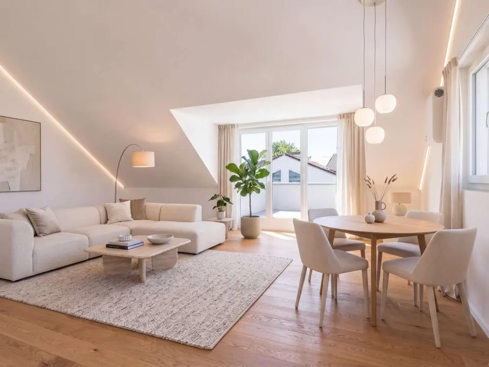 Zum Erstbezug: 3-Zimmer-Wohnung mit Dachterrasse in ruhiger Lage