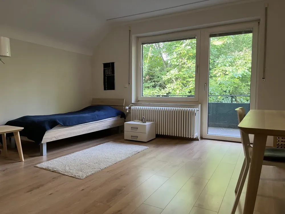 Helle 1-Zimmer-Einliegerwohnung mit Balkon & EBK in ruhiger Bestlage (KS-Wilhelmshöhe)