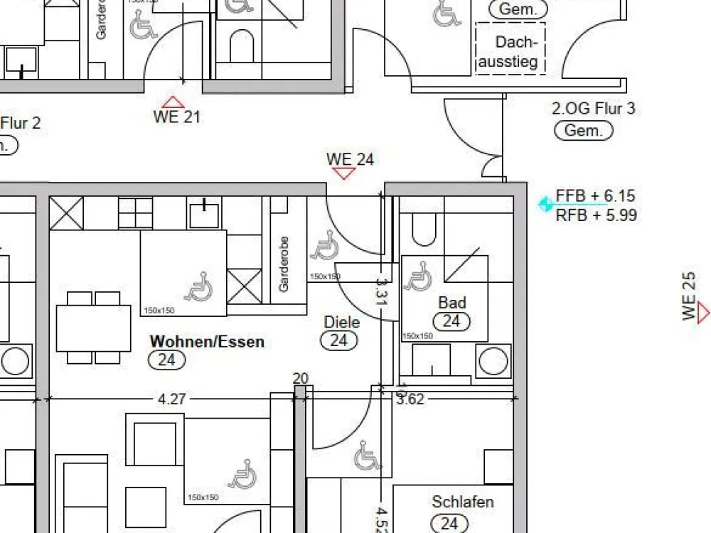 Age-Appropriate Living 2 Rooms 57m2
