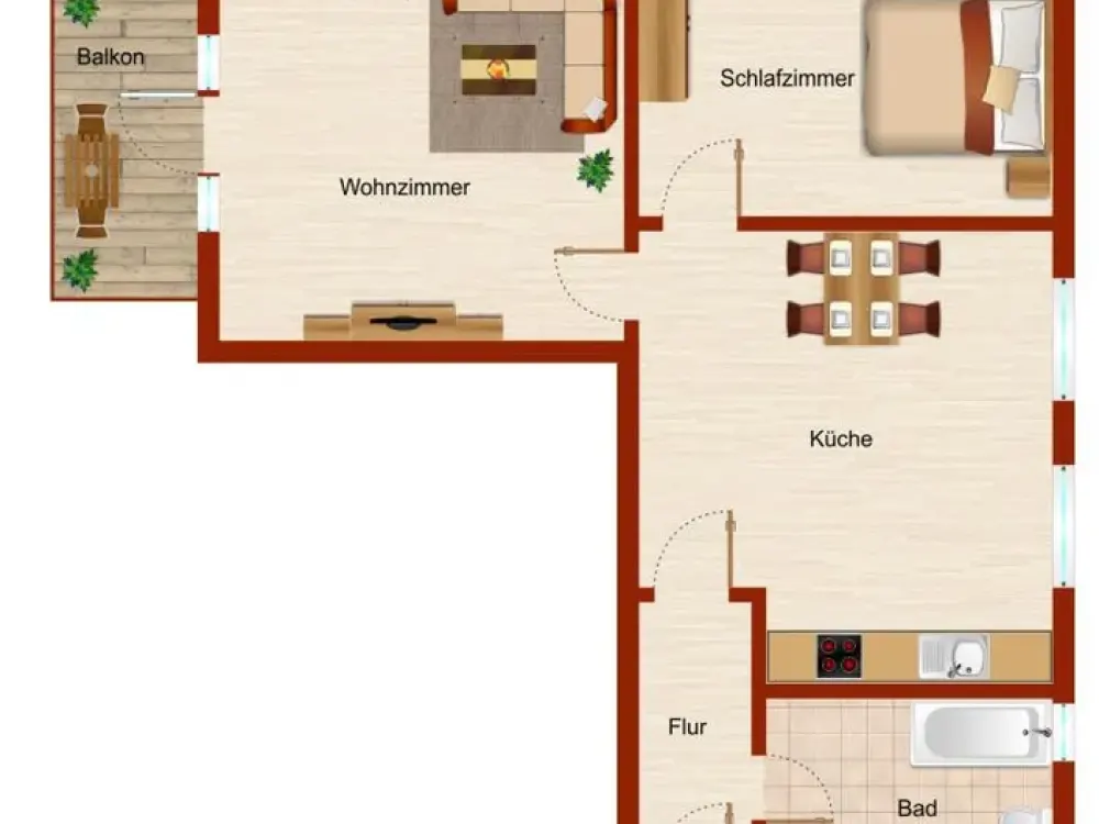Demnächst frei! 2-Zimmer-Wohnung in Leverkusen Opladen