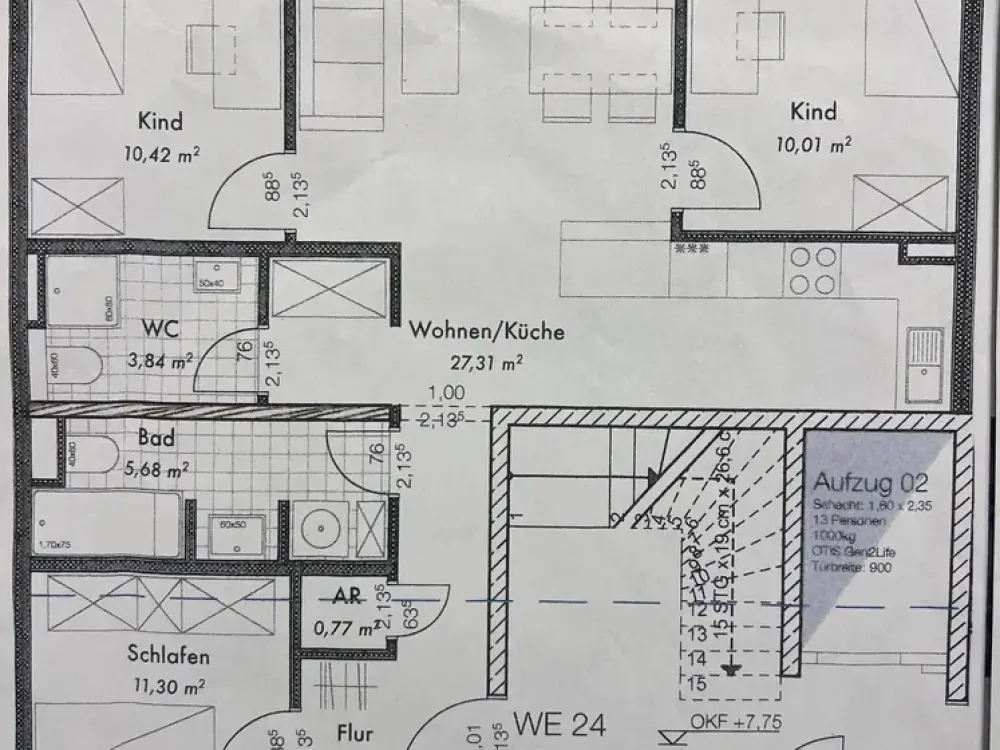White WBS for 4 persons up to 85 m²: Südvorstadt! 4-room apartments 82.19 m² with balcony, ecological 'wooden house'!