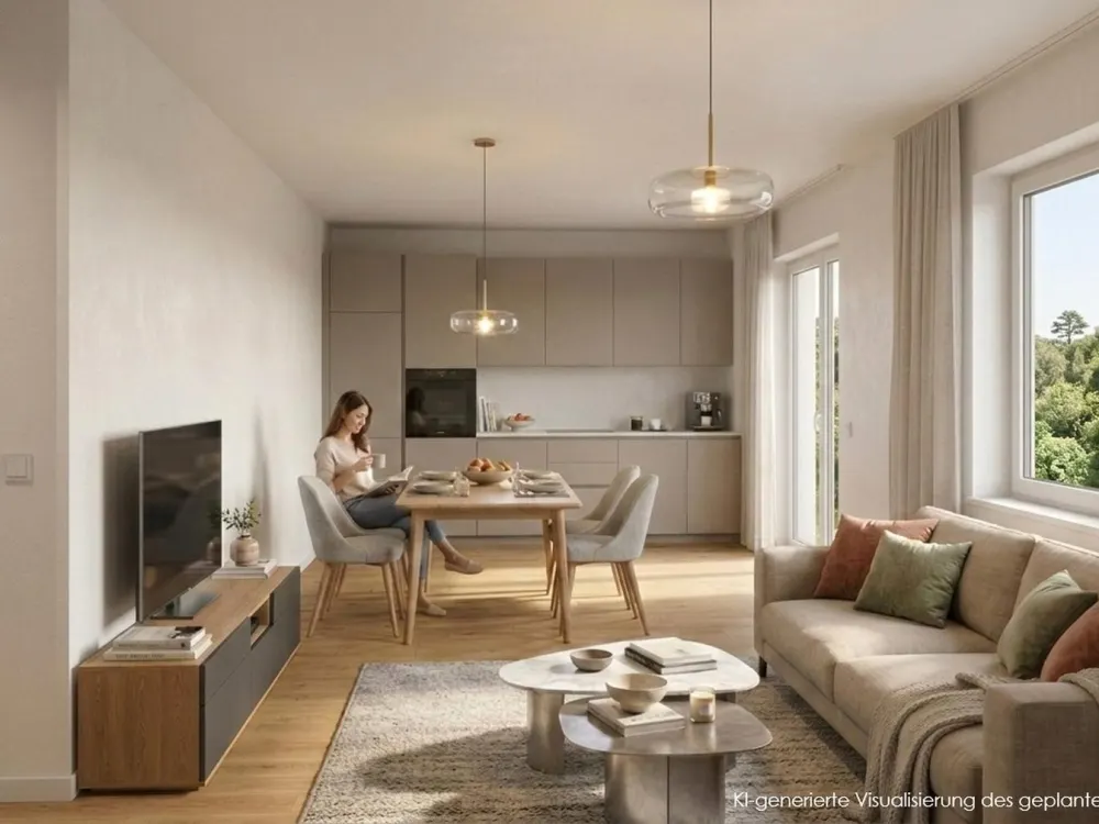 Nur noch 2 Einheiten im Projekt: Neubau-Erstbezug mit Balkon & Stellplatz