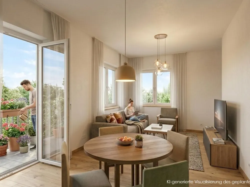 Nur noch 2 Einheiten im Projekt: Neubau-Erstbezug mit Balkon & Stellplatz