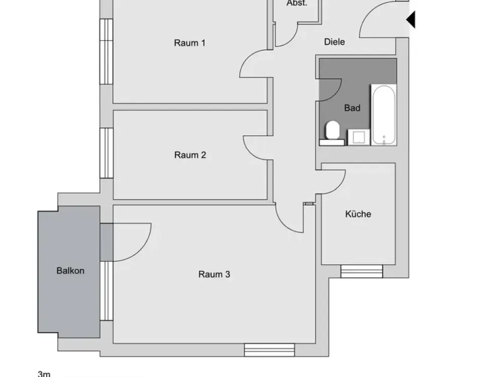 3-Zimmer-Wohnung in Glinde