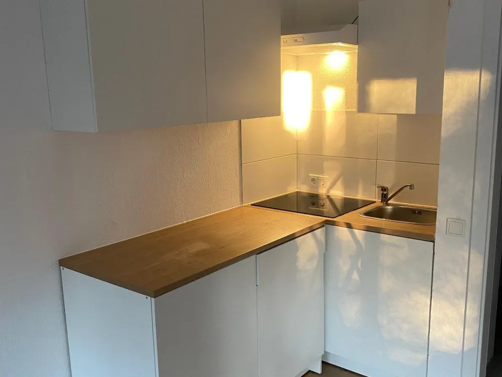 Renovated 1-Room Apartment / 1-Room Kitchen Bathroom Apartment with Fitted Kitchen for Rent