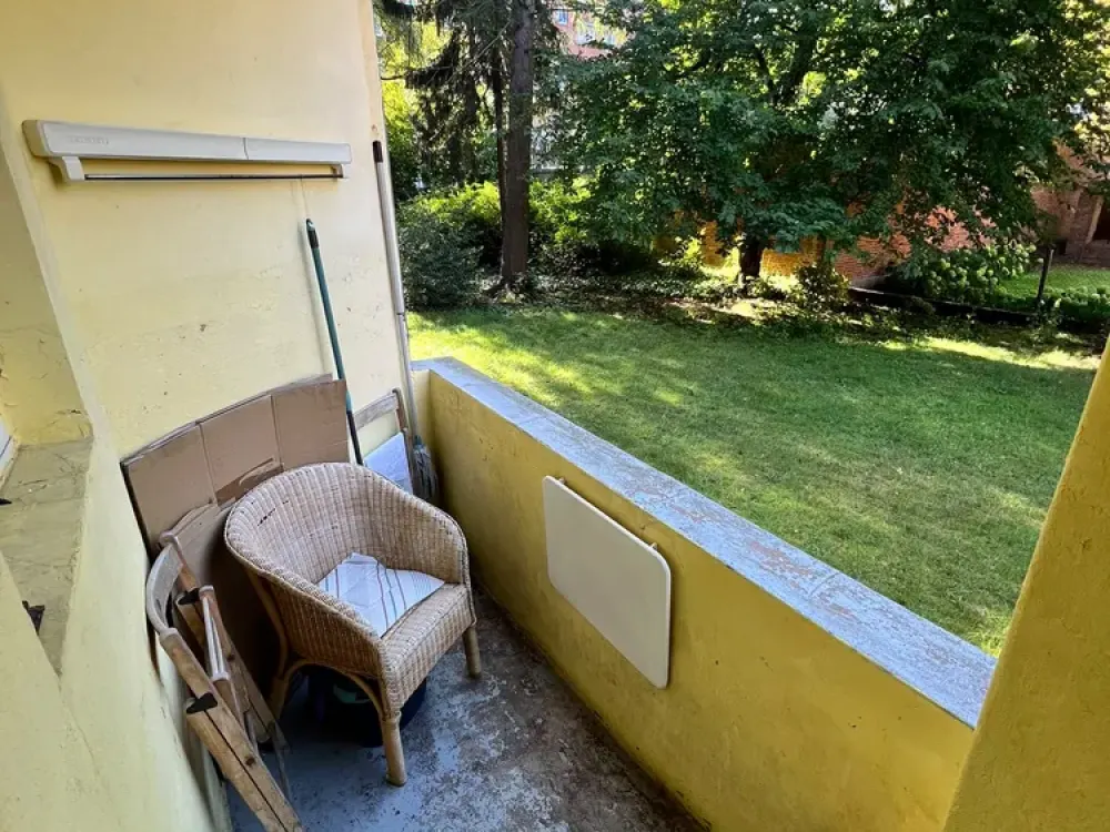 3-Zimmer-Wohnung im Erdgeschoss mit Balkon