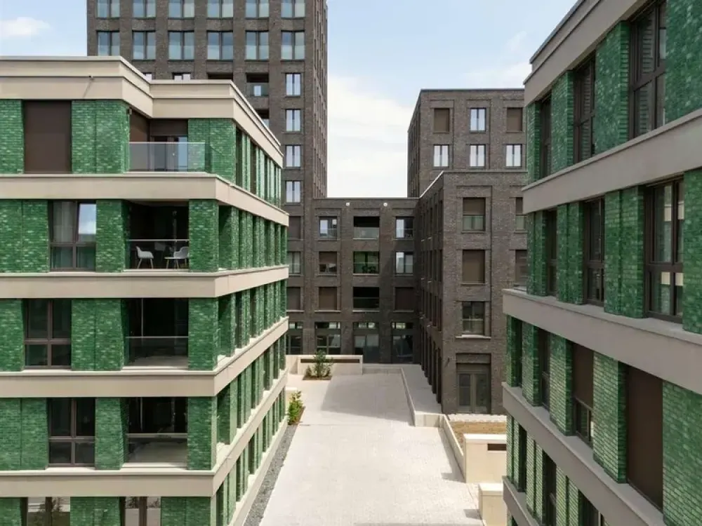 First occupancy at the nature reserve: 2-room apartment with loggia on the top floor, 65.57 m²