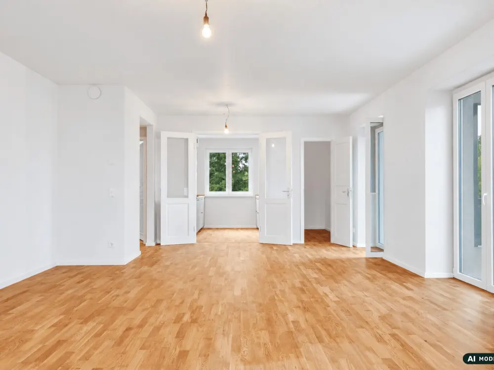 Frisch saniert im Dachgeschoss mit Seenähe: Großzügige 4 Zimmer Wohnung mit flexibler Wohnküche