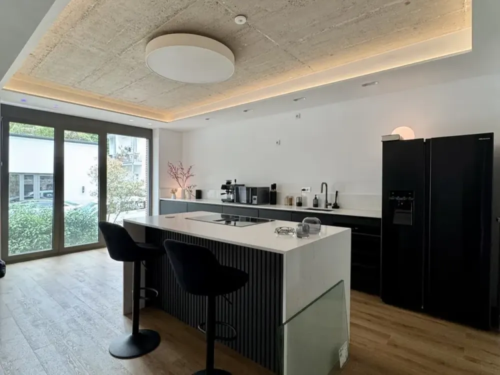 *Exklusives Hinterhof LOFT* als Effizienzhaus mit Smart-Home, Erdwärme & Stellplatz im Medienhafen