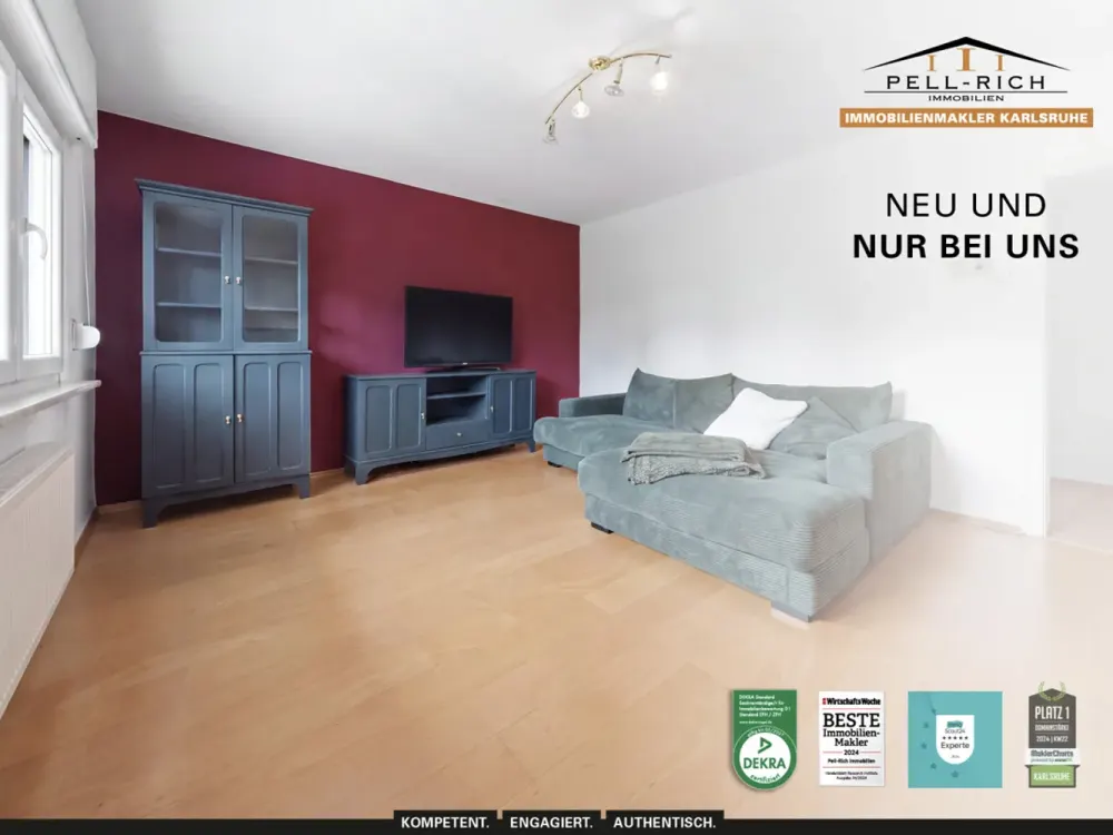COZY: Bright 2-Room Apartment in a Quiet Location of Karlsruhe-Knielingen