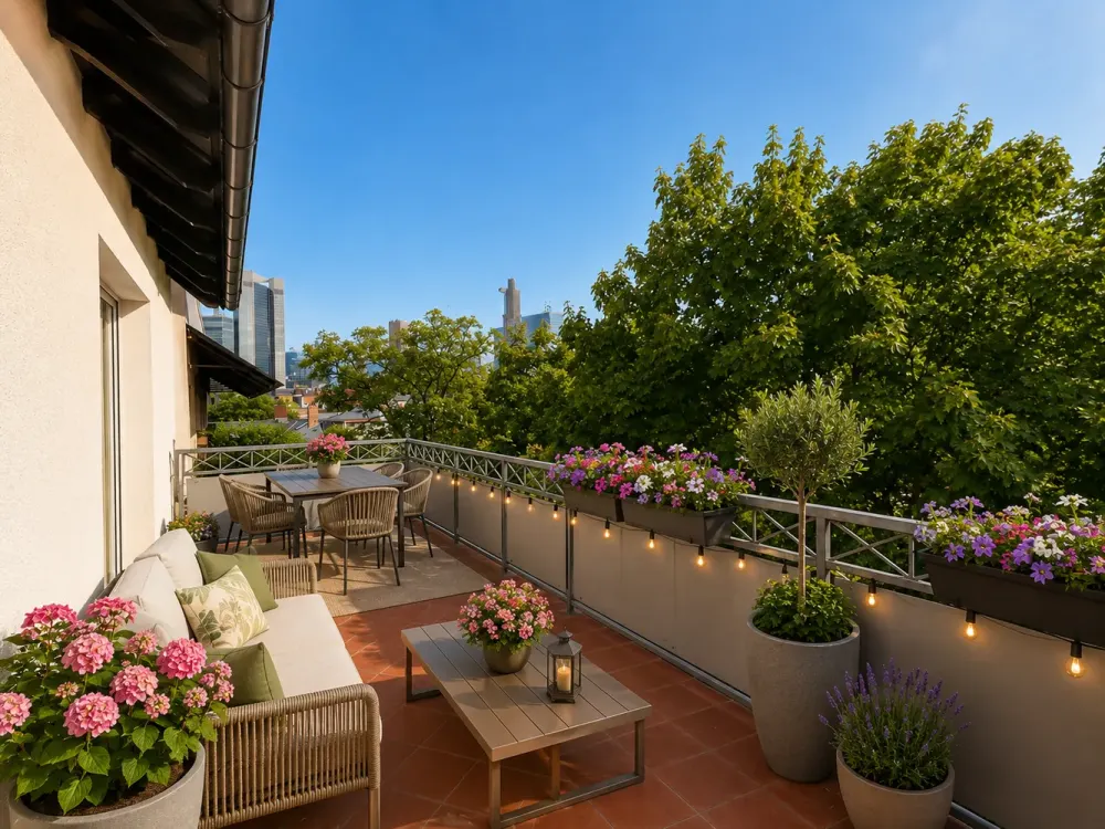 NEU*3-Zimmer-Altbau-Wohnung mit Dachterrasse*Penthouseflair*G-WC*2 Balkone*Toplage Westend*