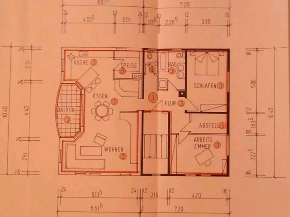 3,5-Zimmer-Wohnung mit Garten, Balkon, Hobbyraum & Garage