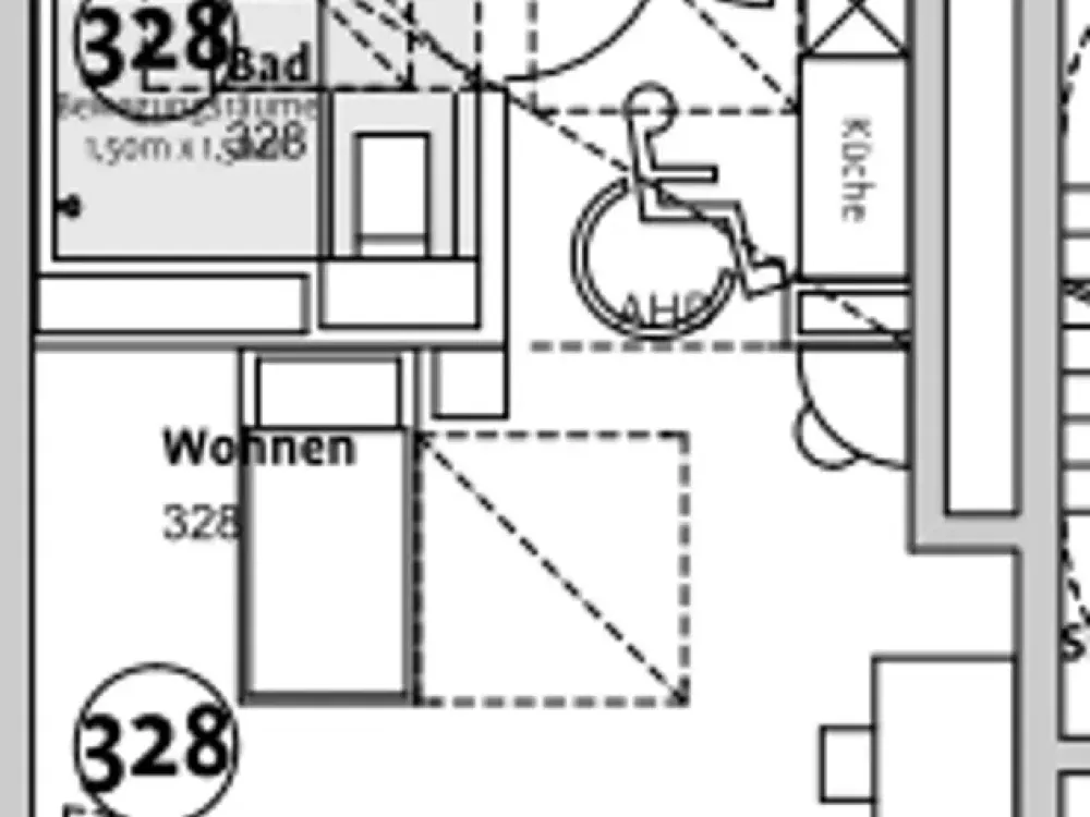 Studentenappartement mit EBK ab 01.10.2026