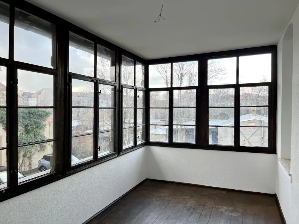 3-R Wohnung, Wintergarten, 95 qm, Sanierter Altbau