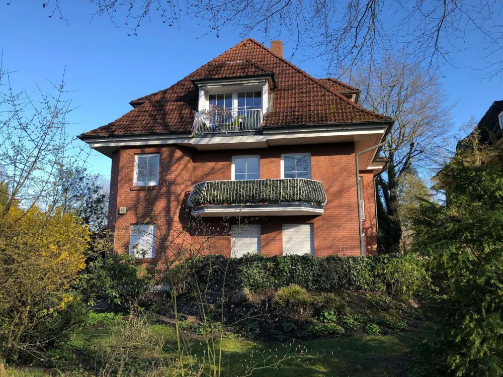 Ruhige helle Wohnung nahe Elbstrand mit Garten
