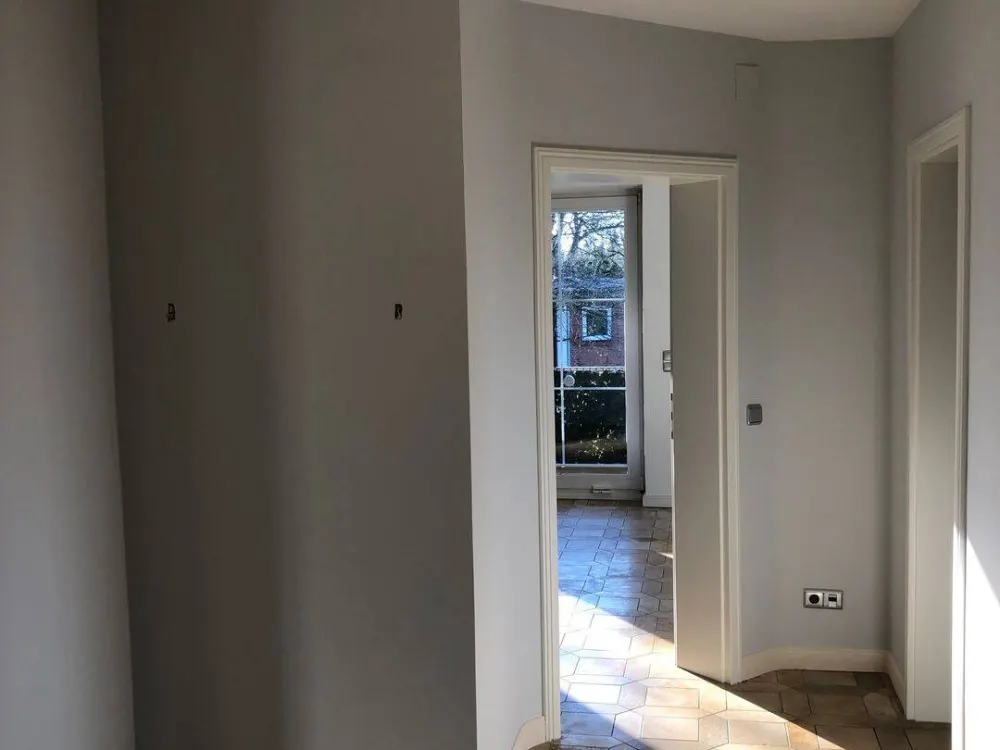 Ruhige helle Wohnung nahe Elbstrand mit Garten