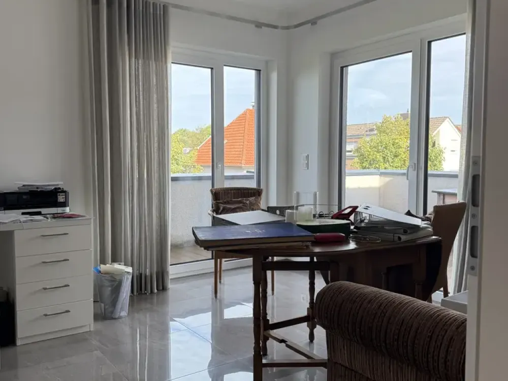 Modern 3-Room Penthouse Apartment with Large Roof Terrace and Elevator in Bad Lippspringe
