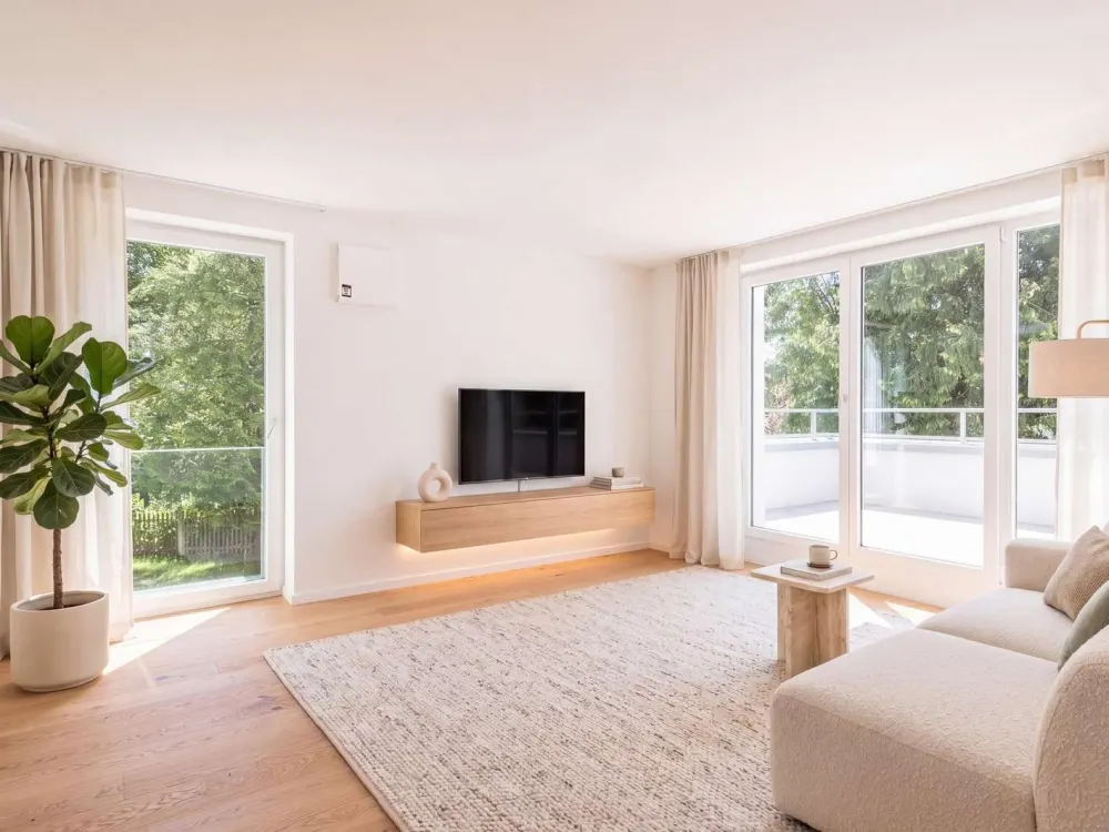 Zum Erstbezug: Moderne 3-Zimmer-Wohnung mit Wohnküche und Balkon