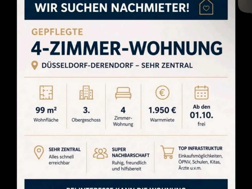 Wohnung zu vermieten