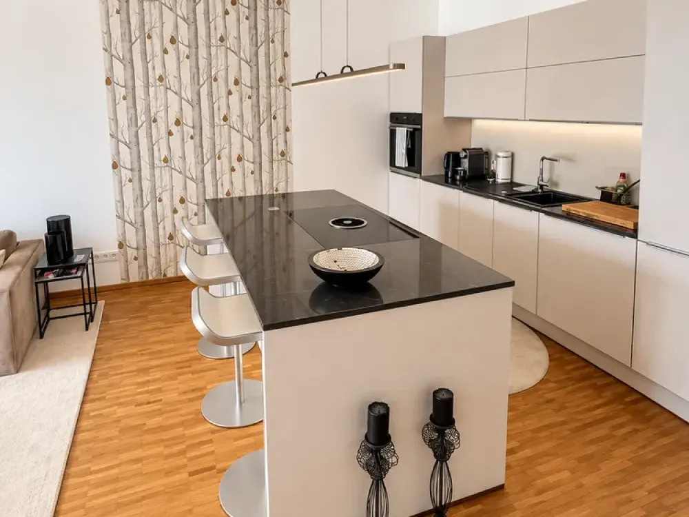 Exclusive Furnished Penthouse Apartment with Skyline View in Bahnhofsviertel