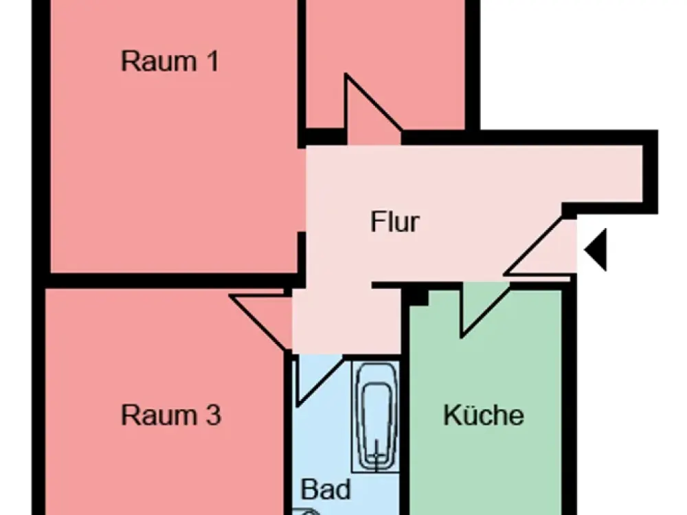Jetzt zugreifen, Bezugsfertige 3-Zimmer-Wohnung in Methler, mit Luft-Luft-Wärmepumpe